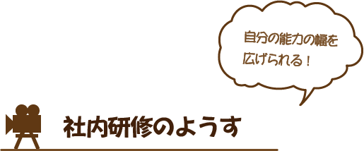 社内研修の様子