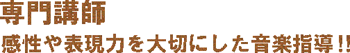 プロの音楽講師